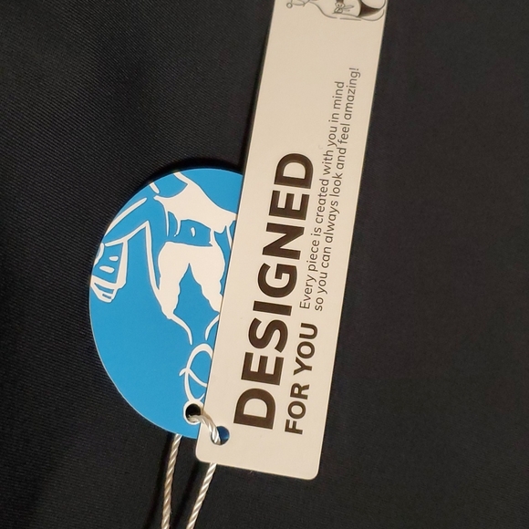 CUPSHE Women's One Piece V Neck Scalloped Mesh Swimsuit ~ Black - Picture 14 of 14